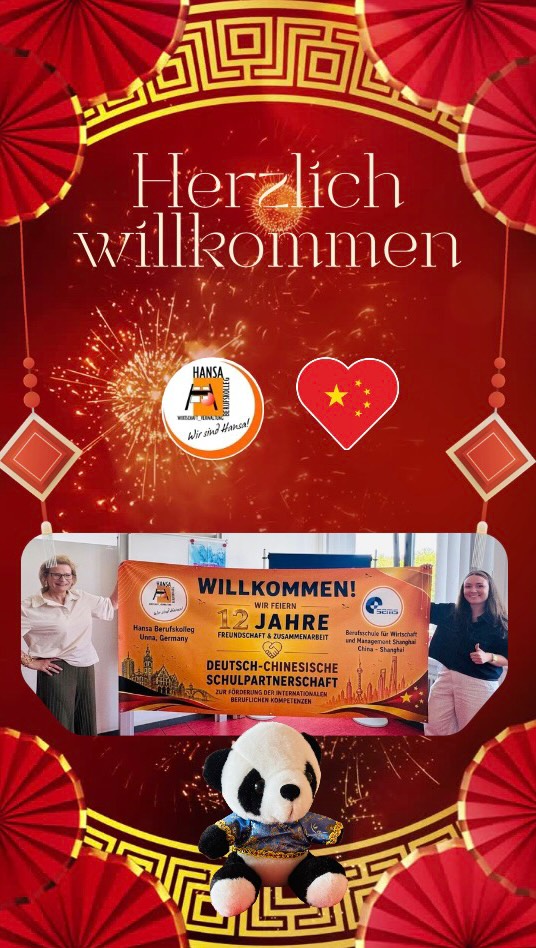 🌍🇩🇪🇨🇳 12 Jahre Schulpartnerschaft!
Zum bereits 12. Mal durften wir Schülerinnen und Schüler unserer Partnerschule aus Shanghai am Hansa Berufskolleg Unna begrüßen. ✨
Neben spannenden Projekten zum Thema „Nachhaltiges Leben und Arbeiten in Deutschland und China“ standen Einblicke in das deutsche Ausbildungssystem, ein Jobshadowing in Unternehmen, gemeinsame Aktivitäten im Wildwald Vosswinkel und das Leben in Gastfamilien auf dem Programm.
Der Austausch fördert nicht nur fachliches Lernen, sondern vor allem interkulturelles Verständnis, neue Freundschaften und internationale Kompetenzen. 🤝🌏
Im September geht es für unsere Schülerinnen und Schüler zum Gegenbesuch nach Shanghai. Wir freuen uns schon jetzt auf die Fortsetzung dieser besonderen Partnerschaft!
#HansaBerufskolleg #Unna #Schulpartnerschaft #Shanghai #Austausch International Nachhaltigkeit InterkulturellesLernen
AluwerkUnna
@trilux_global @kreis_un @tedi.ausbildung @poco.karriere @tedi.deutschland @kik_karriere @kik.de @woolworth.karriere @woolworthdeutschland @ringhotel.katharinenhof @wildwald.vosswinkel